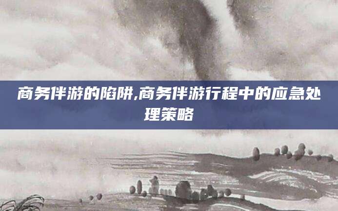 湛江商务伴游的陷阱,商务伴游行程中的应急处理策略